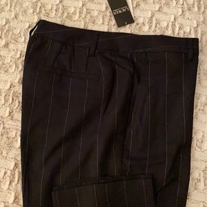 Wool twill skinny ankle pant